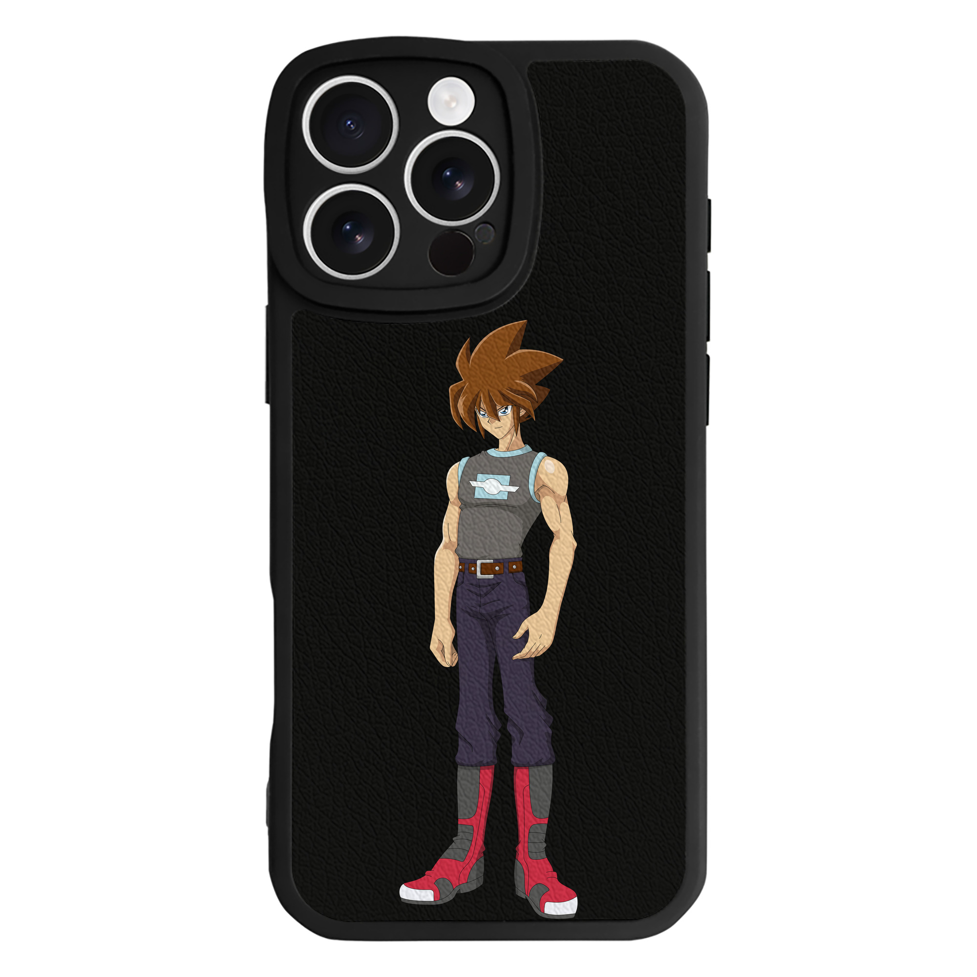 遊☆戯☆王 Yu-Gi-Oh! 【iPhone 16シリーズ対応】シリコンスマホケース（レザー調） 材質：シリコン
